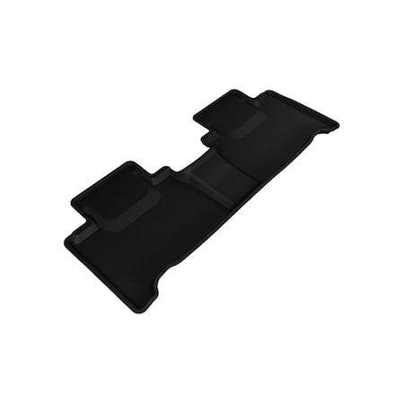 U-Ace 3D Maxpider Second Row Custom Fit Kagu Black Floor Mat for 2015-2016 Lexus NX200T-300H Models L1LX05121509